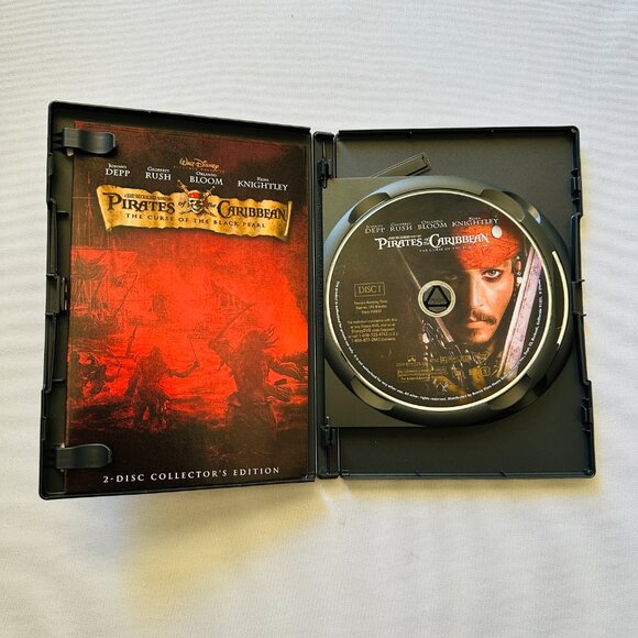 Disney's Magic Kingdom Pirates of the Caribbean Collectible Coffee Mug & DVD Lot - Picture 14 of 16